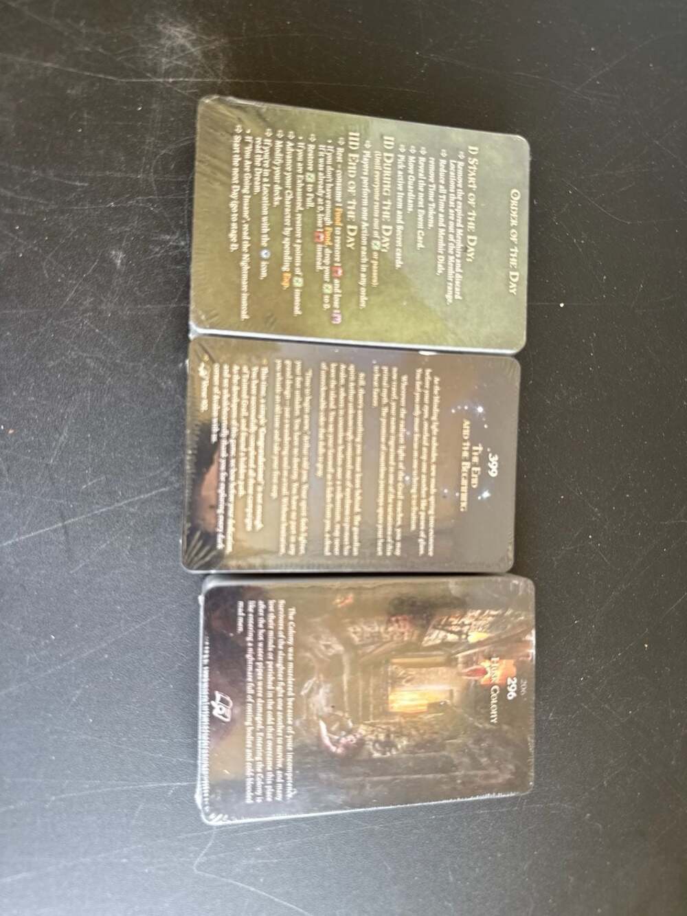 Tainted Grail Fall of Avalon Replacement Cards - Husk Colony & Order of the Day